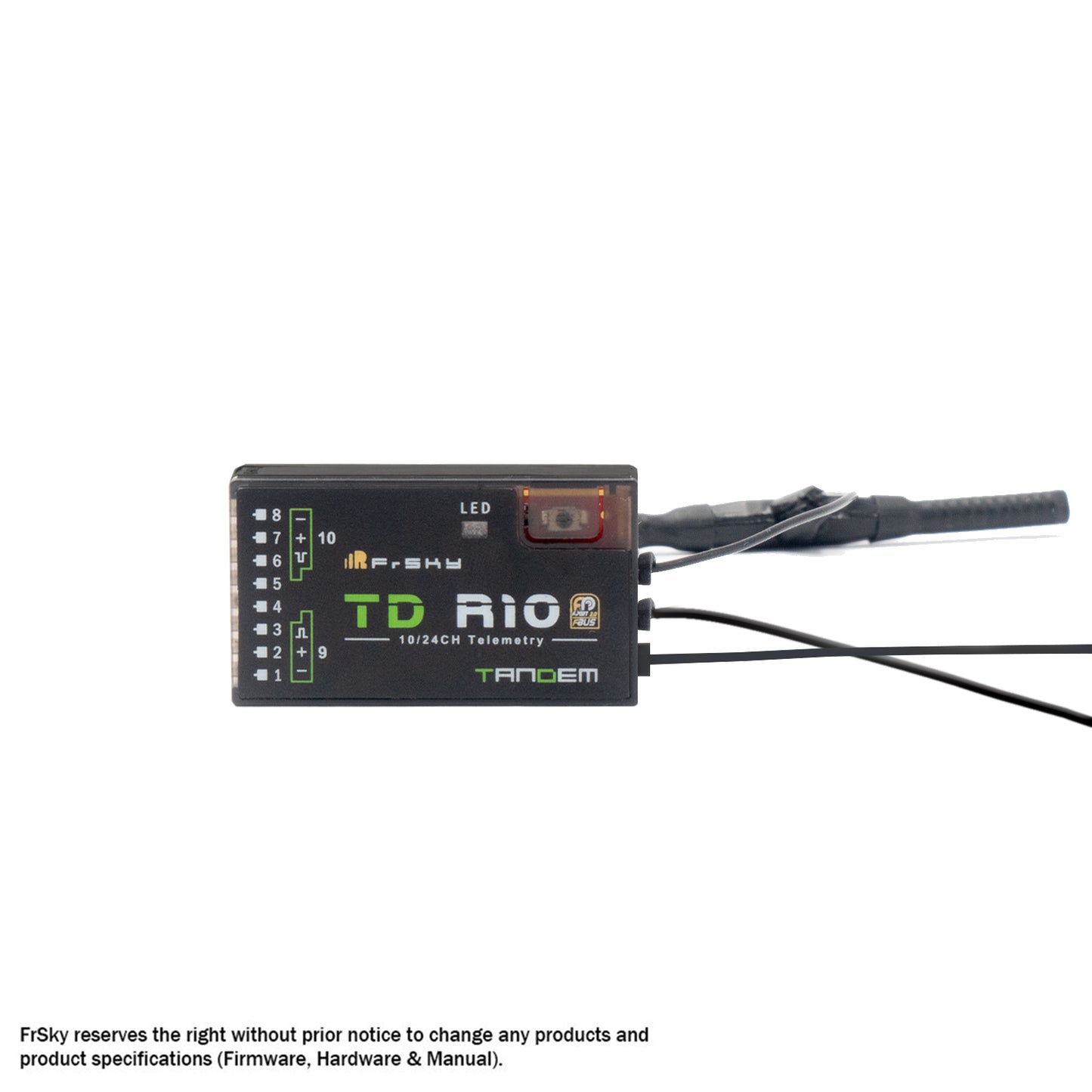 FrSky 2.4G 900M Tandem Dual-Band Receiver TD R10 Receiver