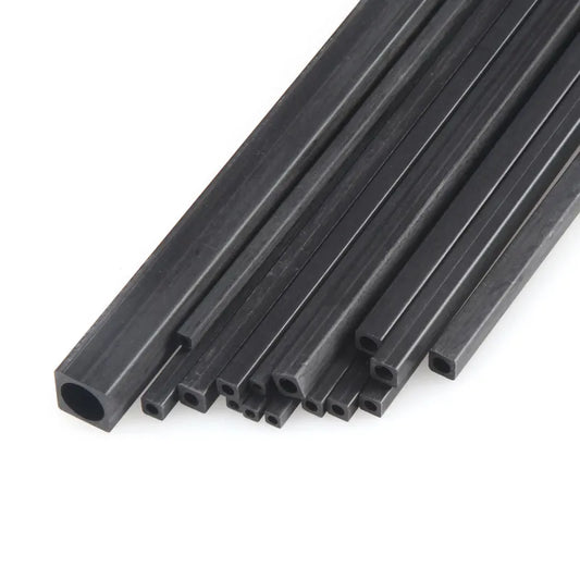 Square Carbon Fiber Tubes Length 500mm