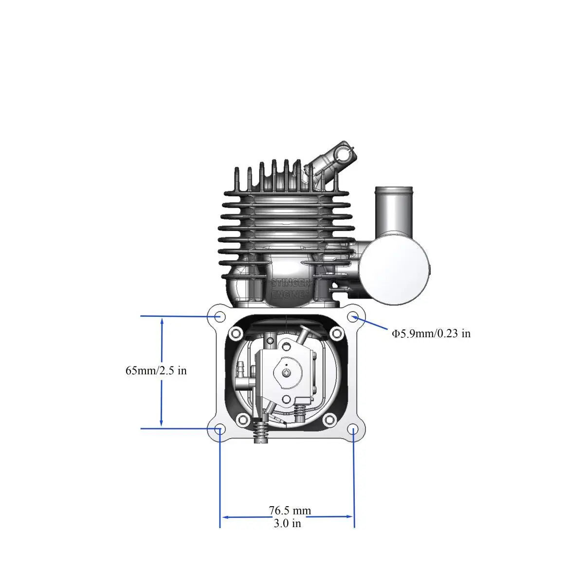 STINGER PRO 63cc SE